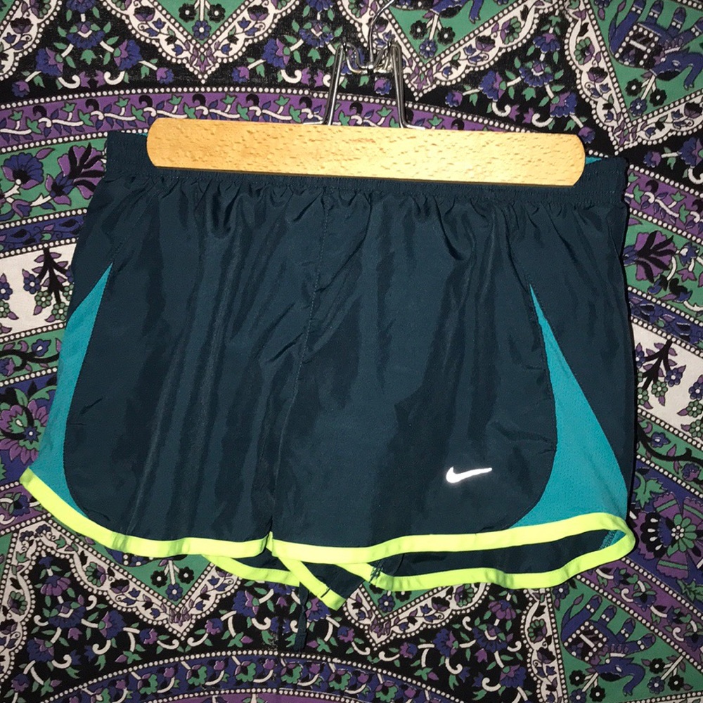 Blue Nike shorts